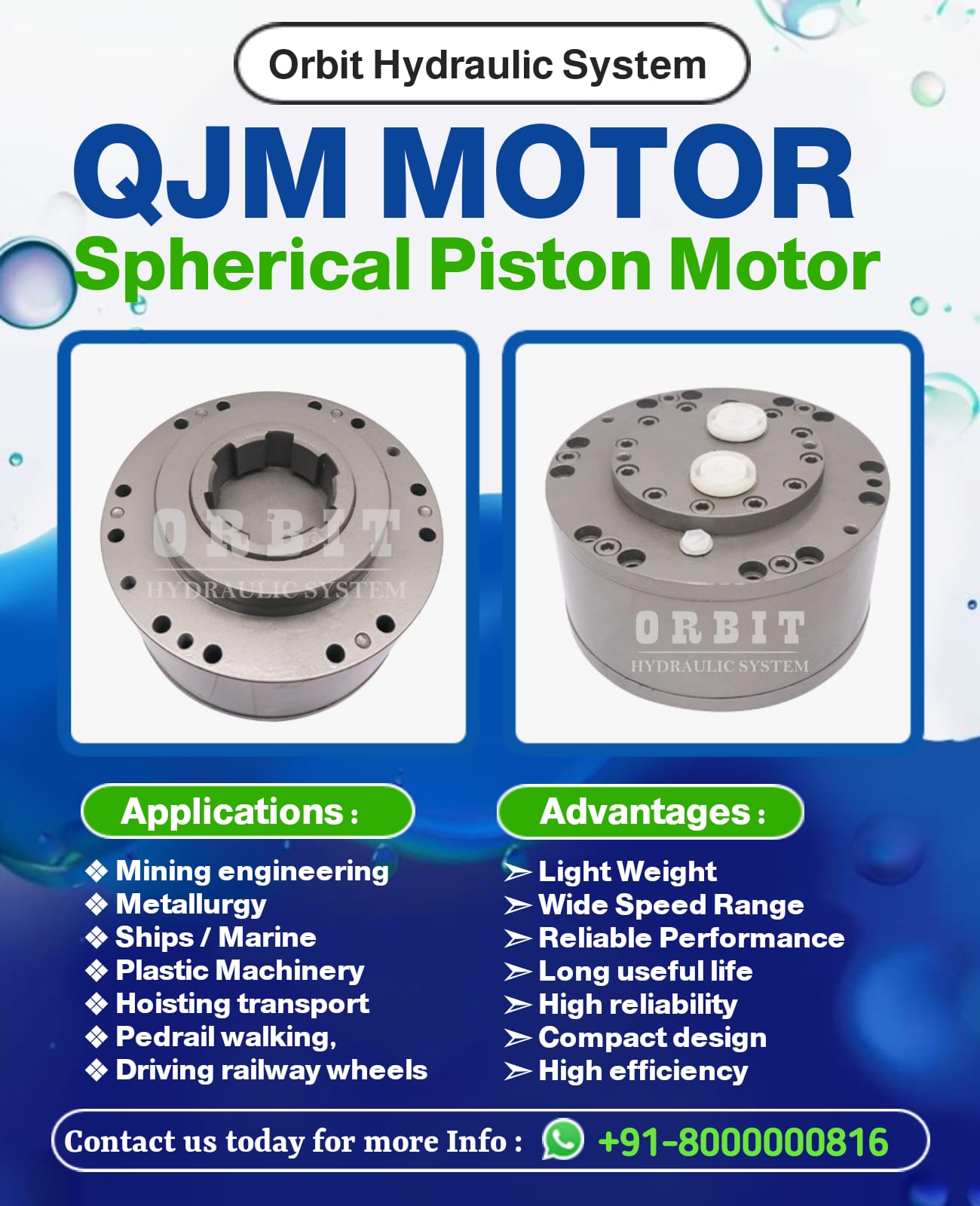 QJM Hydraulic Motor in Bhilai Chhattisgarh India