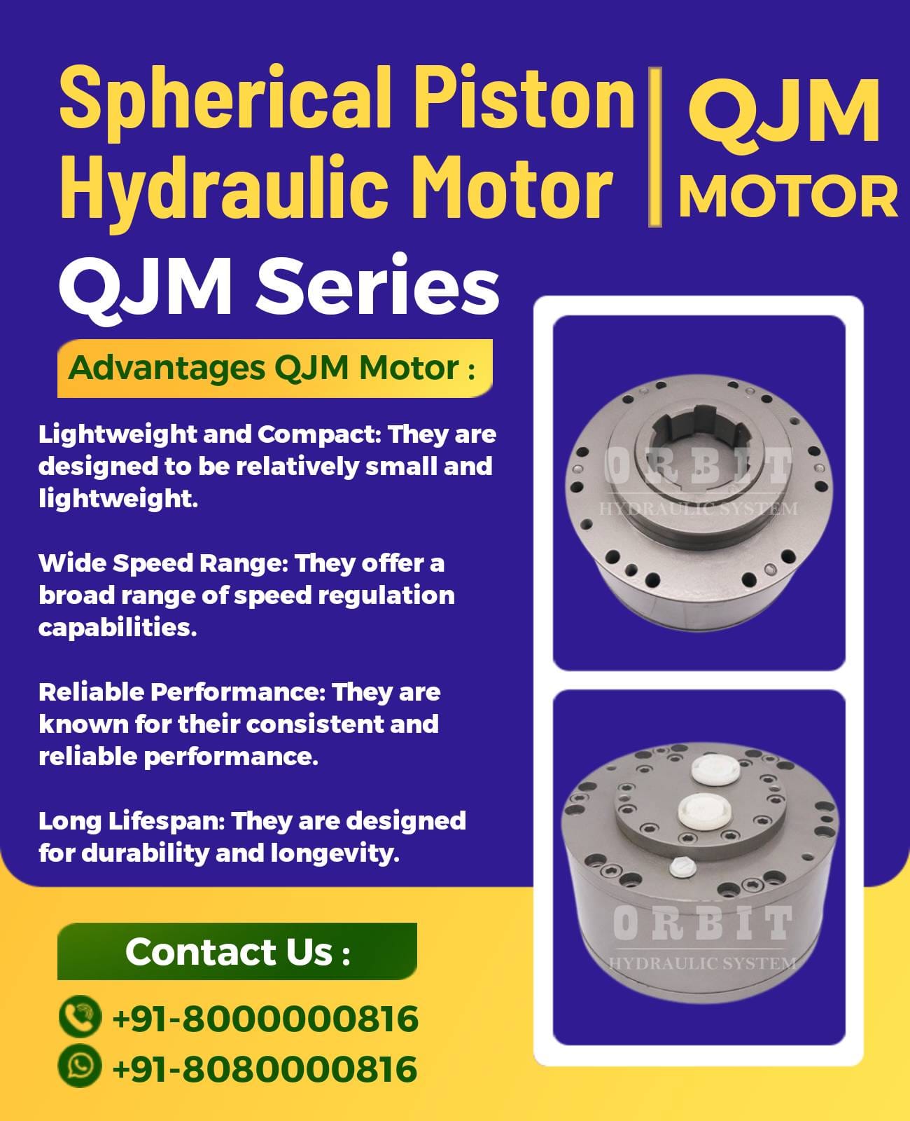 1QJM52 Hydraulic Motor in Delhi India