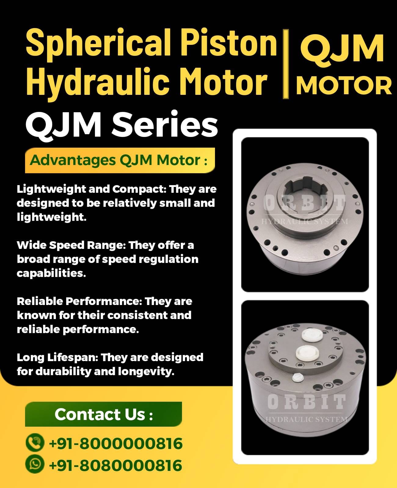1QJM01 Hydraulic Motor in Kalyan-Dombivli Maharashtra India
