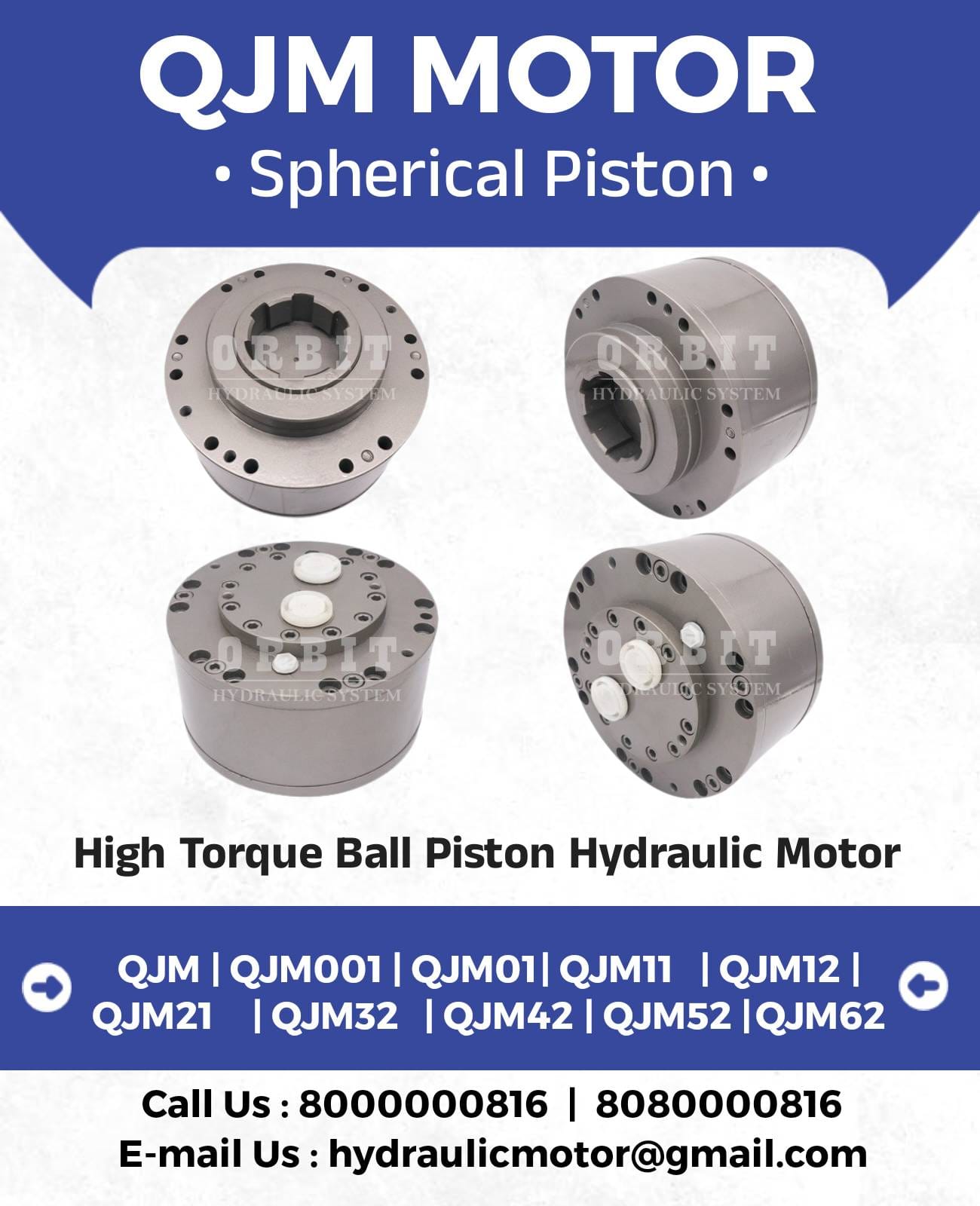 QJM Hydraulic Motor in Kalyan-Dombivli Maharashtra India